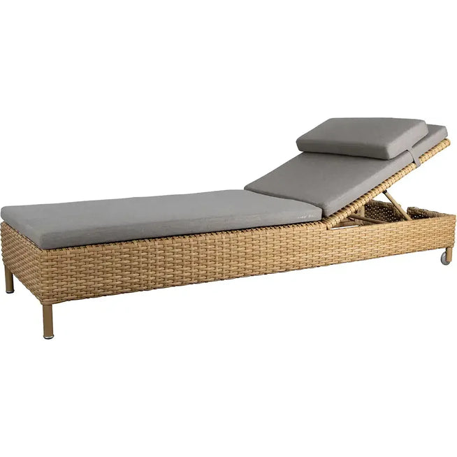 Photo of Rest Solseng, Dobbelt - Solseng - Natural, Cane-line Flat Weave - W197 X D136 X H82 X Sh34 Cm