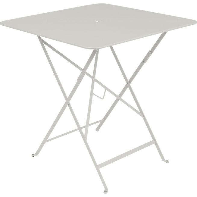 Photo of Bistro Table 71x71 cm Clay Grey A5 - Garden Table - Green,Grey - Metal