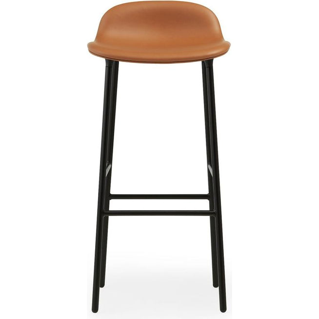 Photo of Form Bar Stool 75 Cm Fully Upholstered Black Steel