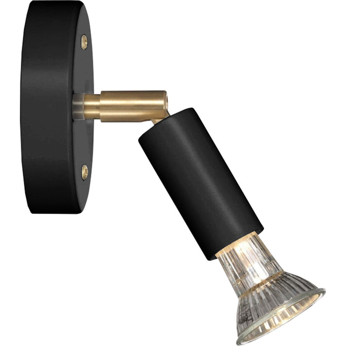 Photo of Star Wall Lamp Coupling Housing, Black, Fixed Mounting - Bedside Lamps - Jonas Bohlin - Black