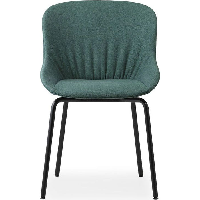 Photo of Hyg Comfort Chair Full Upholstery - Dining Chair - Base: Steel / Black/main Line Flax - H84 X L54 X D55,5 X Sh46 Cm