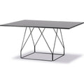 Thumbnail photo of Jg Table 6569 By Jørgen Gammelgaard - Spisebord - Black Linoleum W/black Oak / Black Powder Coated Steel - W140 X D140 X H72 Cm