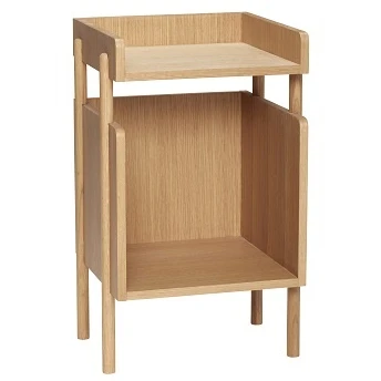 Photo of Oak Side Table - 38x35xH60cm