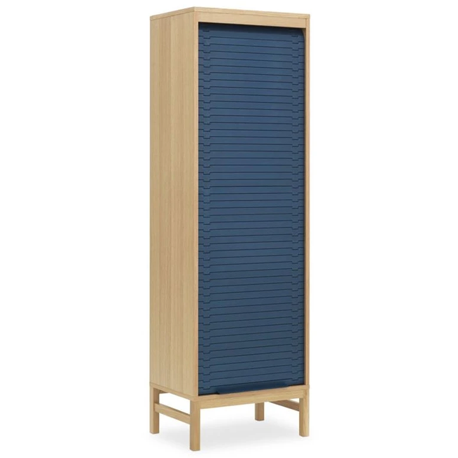Photo of Jalousi Cabinet High H: 180 cm - Dark Blue