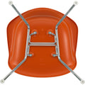 Eames Plastic Armchair Dax - 43 Rusty Orange - Chrome Base - Matstolar - Charles & Ray Eames - Orange - Metall/plast