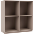 Thumbnail photo of Show Bookcase, Plinth H3 Cm - Mushroom - Hyllor - Beige - Mdf