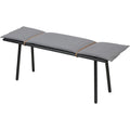 Thumbnail photo of Georg Bench Black lacquered - Benches - Christina Liljenberg Halstrøm - Leather/wood/wool