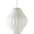 Thumbnail photo of Nelson Pear Bubble Crisscross Pendant Lamp