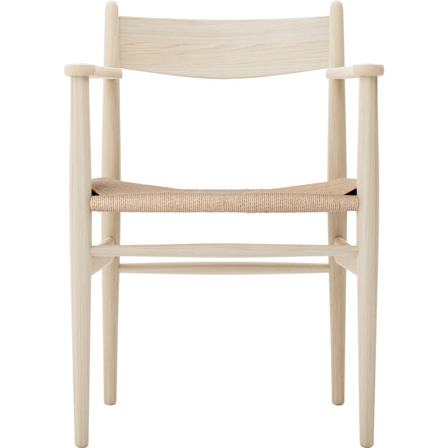 Photo of Carl Hansen - Ch37, Soaped oak, Natural braided paper string - Dining chairs - Hans J. Wegner - Wood