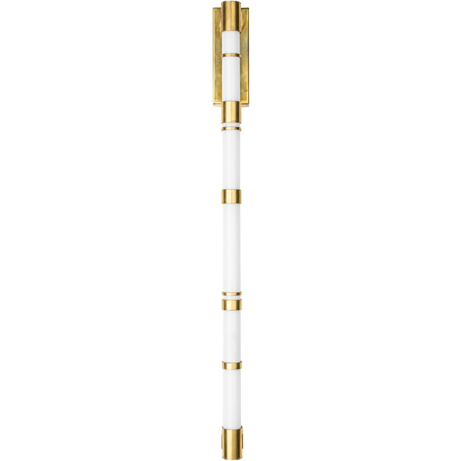 Photo of Stripe White/Brass Large - Bathroom Lamps - Egnell Allard - White