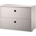 Thumbnail photo of String drawer unit 58x30, Beige, 1-pack - Shelving - Nils Strinning - Beige - Wood