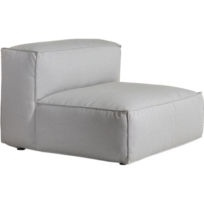 Photo of Asker Sofa Mid Section, Large, Light Grey Sunbrella Sling - Utomhussoffor - Martin Dos Santos