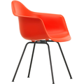 Eames Plastic Armchair Dax - 03 Poppy Red - Basic Dark Base - Matstolar - Charles & Ray Eames - Röd - Metall/plast