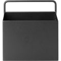 Thumbnail photo of Wall Box - Square - Plantestand - Sort - W15,6 X H15,6 X D14,6 Cm