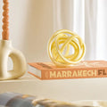 Thumbnail photo of Knot No 2 Glass Sculpture, Medium