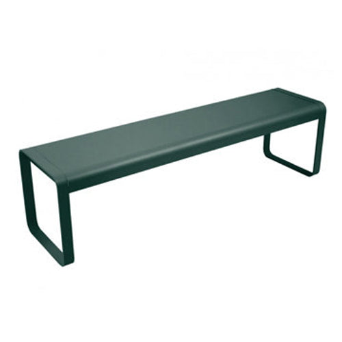 Photo of Bellevie Bench Cedar Green - Garden Benches - Pagnon & Pelhaître - Green - Metal