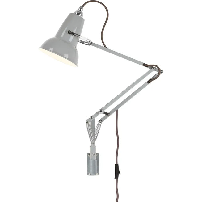Photo of Original 1227 Mini Lamp With Wall Bracket / Dove Grey - Vägglampor - George Carwardine - Grå