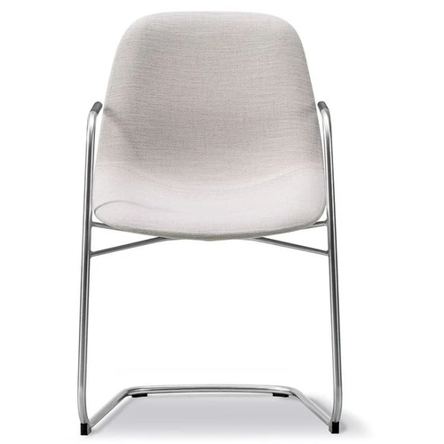 Photo of Eyes Cantilever Armchair 4808 By Foersom & Hiort-lorenzen - Spisebordsstol - Clay 12 / Chrome - W53 X D59 X H84 X Sh45 Cm