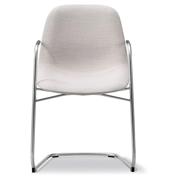Photo of Eyes Cantilever Armchair 4808 By Foersom & Hiort-lorenzen - Spisebordsstol - Clay 12 / Chrome - W53 X D59 X H84 X Sh45 Cm