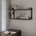 Thumbnail photo of New Works Wall Shelf - Hylde - 190 - Oak / White - H190 X W83.5 X D30.5 Cm