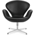 Thumbnail photo of 3320 Swan Lounge Chair | Leather | Satin Brushed Stainless Steel Stand