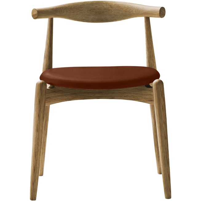 Photo of Carl Hansen - Ch20, Oiled Oak, Leather Group C Sif - 92 - Dining Chairs - Hans J. Wegner - Wood