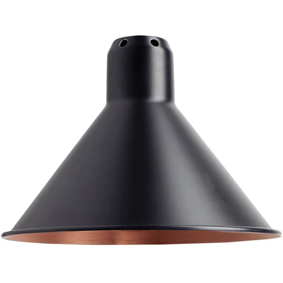 Photo of Lampshades From Lampe Gras (Black/Copper Inside, Conic Shade/Shade