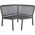 Thumbnail photo of Ocean Modul Sofa without cushions - Garden sofa - Corner Module - Soft Rope - W74 x D74 x H73 cm