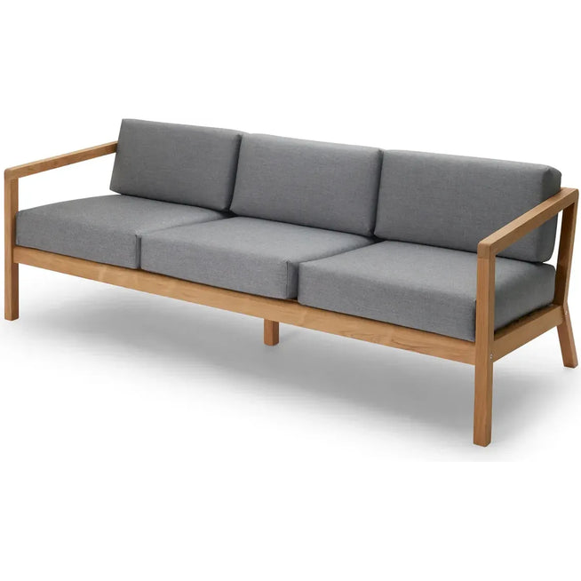 Photo of Virkelyst 3-Seater Sofa - Teak - Ash - Outdoor Sofas