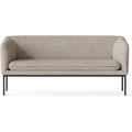 Thumbnail photo of Turn 2-seater Cotton Linen B: 160 Cm - Natural