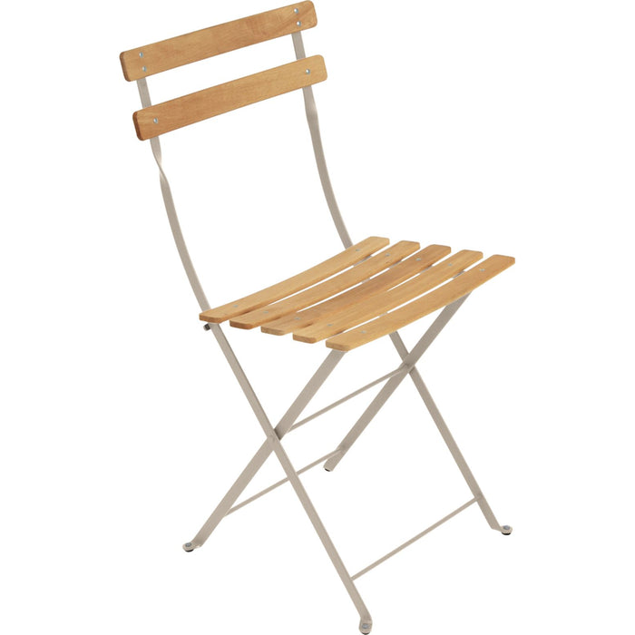 Photo of Bistro Natural Chair, Nutmeg - Garden chairs - Beige - Metal/wood