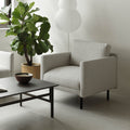 Thumbnail photo of Rar Armchair - Lænestol - Venezia Off-white - W79 X D87 X H81 Cm