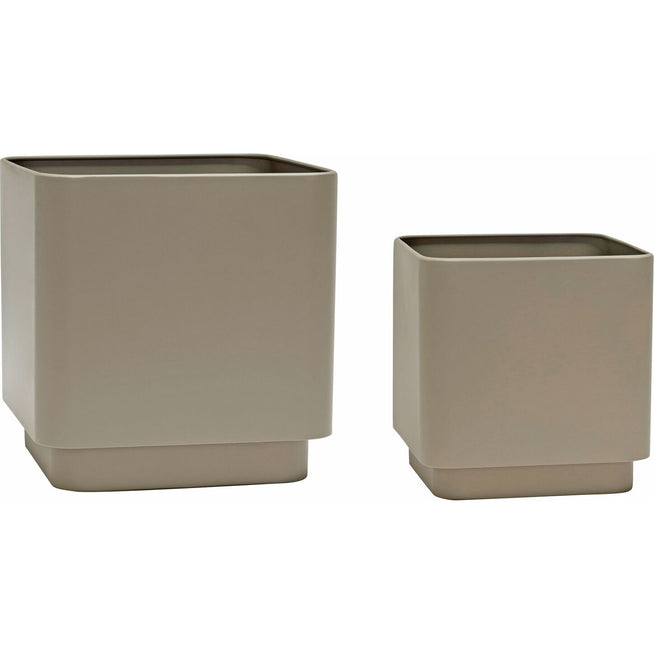 Photo of Cube Planters Brown Set of 2