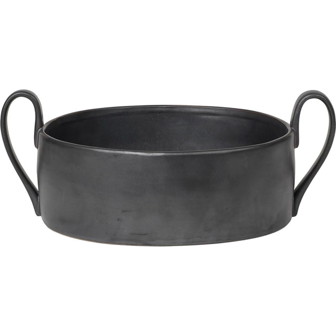 Photo of Flow Centrepiece - Serveringsskål - Black - W32,5 X H12,5 X D25 Cm