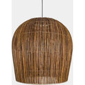 Hanging Lamp Buri Bulb Natural Rattan
