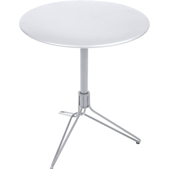 Photo of Flower Pedestal Table Cotton White 01 - Matbord Utomhus - Harald Guggenbichler - Vit - Metall