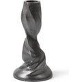 Thumbnail photo of Gale Candle Holder Small H: 13,2 Cm - Blackened Aluminium