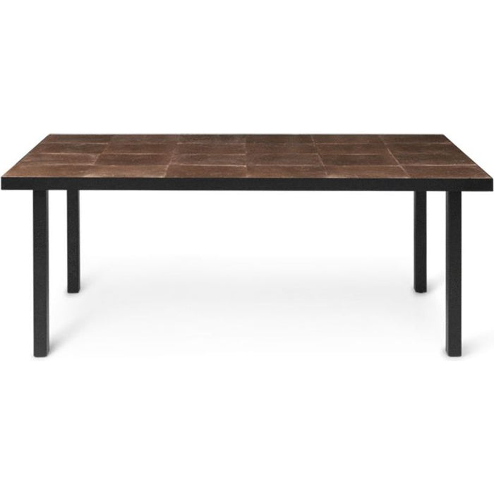 Photo of Flod Tiles Café Table - Sofabord - Large - Mocha - B81,1 X H74 X D181,3 Cm