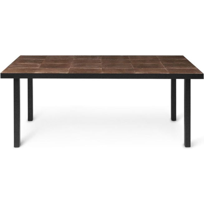 Photo of Flod Tiles Café Table - Sofabord - Large - Mocha - B81,1 X H74 X D181,3 Cm