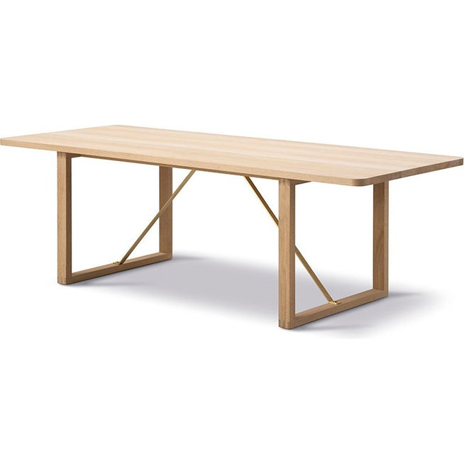 Photo of 5367 BM67 Coffee Table 140x55 cm - Light Oiled Oak/Brass