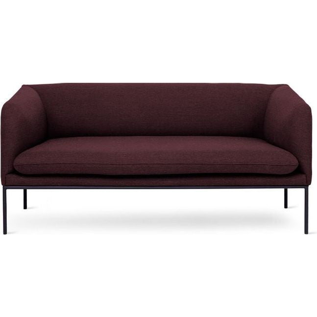 Photo of Turn Sofa / 2-seater - 2 Personers Sofa - Black - Fiord - Bordeaux - W160 X H73,5 X D75,5 X Sh42 Cm