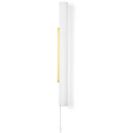 Thumbnail photo of Vuelta Wall Lamp - Væglampe - White/brass