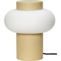 Thumbnail photo of Plate lamp Metal/glass - Gul/opal