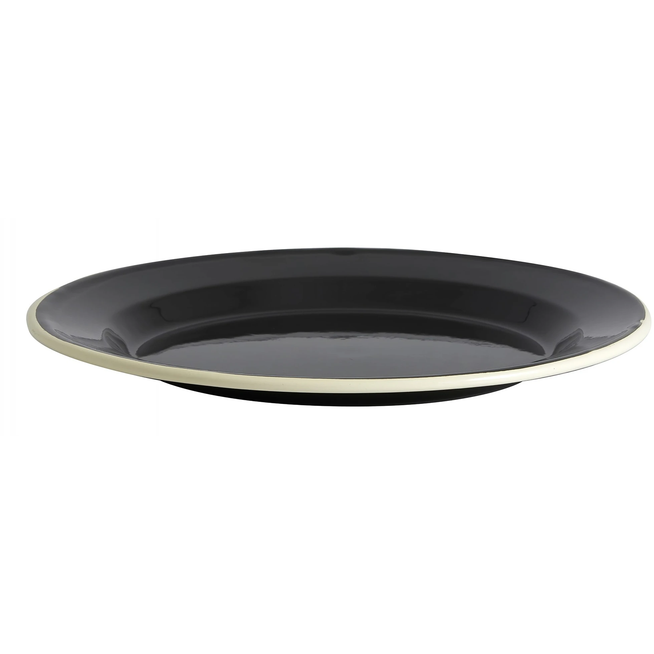 Photo of Ginger Plates L Black Set of 6 Pieces