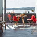Eames Plastic Chair Dsw - 24 Light Grey - Golden Maple - Matstolar - Charles & Ray Eames - Grå - Metall/trä/plast