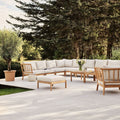 Tradition Pouf - Honey Yellow - Teak - Fsc 100% - Outdoor Stools & Poufs - Wood