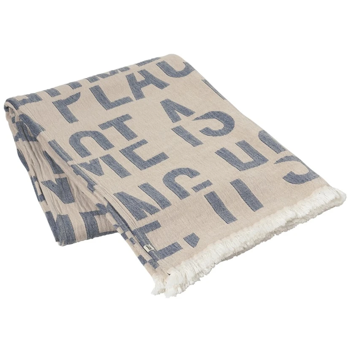 Photo of Citat Plaid Sand