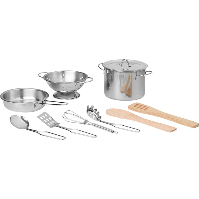 Photo of Toro Play Kitchen - Tools - Legetøj - Stainless Steel / Beech Wood - W10 X H17 X D11 Cm