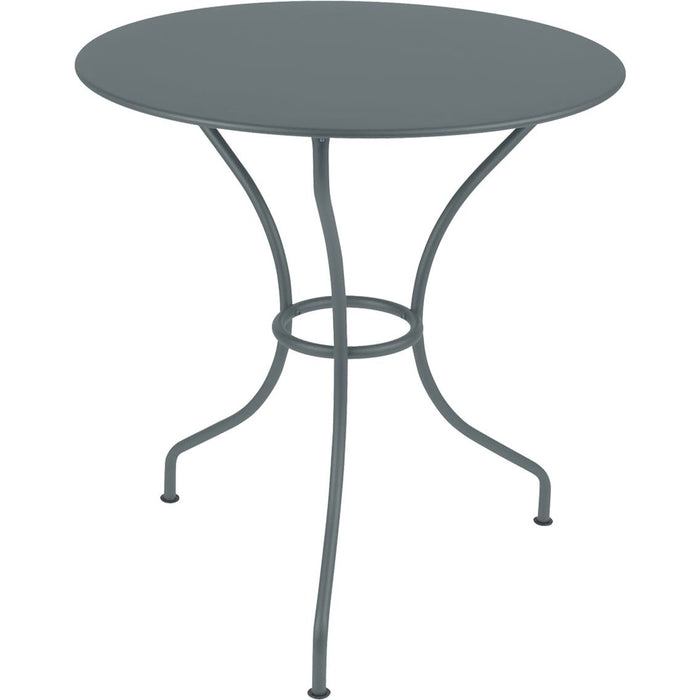 Photo of Opera+ Table 67 cm Storm Grey 26 - Outdoor dining table - Grey - Metal