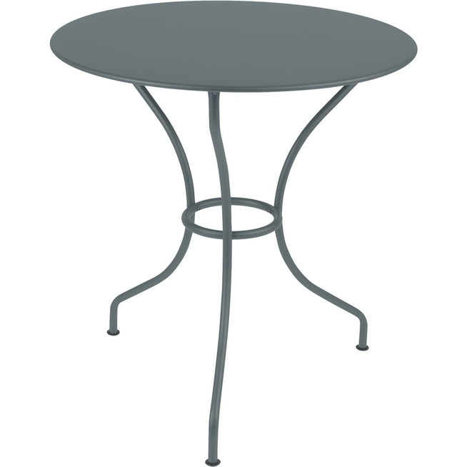 Photo of Opera+ Table 67 cm Storm Grey 26 - Outdoor dining table - Grey - Metal
